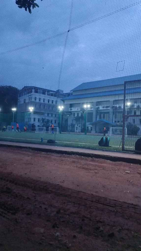 Evening session under lights